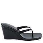 WOMENS MURPHY WEDGE THONG - BLACK