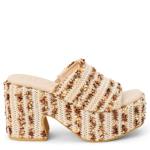 WOMENS COMO PLATFORM SANDAL - NATURAL