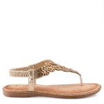 WOMENS PARRY THONG SANDAL - GOLD