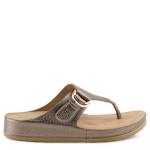 WOMENS ROZETA THONG SANDAL - TAUPE