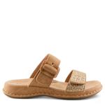 WOMENS ALMALEI SLIDE SANDAL - TAN