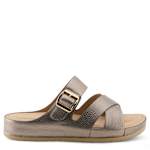 WOMENS ELIZA SLIDE SANDAL - PEWTER