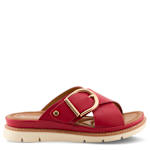 WOMENS MARYNIA SLIDE SANDAL - RED