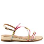 WOMENS PANDYA FLAT SANDAL - GOLD