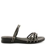 WOMENS PAPARELLA FLAT SANDAL - BLACK