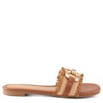 WOMENS LAMIYAH SLIDE SANDAL - CAMEL