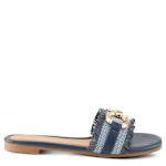 WOMENS LAMIYAH SLIDE SANDAL - NAVY