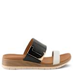 WOMENS MALIYAH SLIDE SANDAL - BLACK