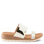WOMENS MALIYAH SLIDE SANDAL - WHITE