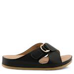 WOMENS RUTHA SLIDE SANDALS - BLACK