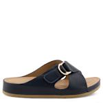 WOMENS RUTHA SLIDE SANDALS - NAVY