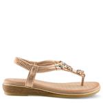 WOMENS BEAMIE SANDAL - ROSE GOLD
