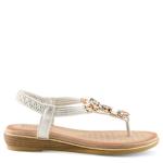 WOMENS BEAMIE SANDAL - WHITE