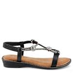 WOMENS CHARMER SANDAL - BLACK