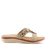 WOMENS LISETTA SLIDE SANDAL - BONE
