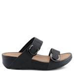 WOMENS OCEANDRIVE-LUX SLIDE SANDAL - BLACK