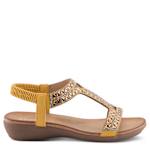 WOMENS SAEVI COMFORT SANDAL - YELLOW