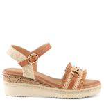 WOMENS LEMIRE WEDGE SANDAL - CAMEL