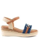 WOMENS LEMIRE WEDGE SANDAL - DENIM