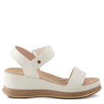 WOMENS SAHIL WEDGE SANDAL - WHITE