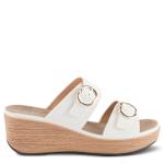 WOMENS SHANIHO WEDGE SANDAL - WHITE