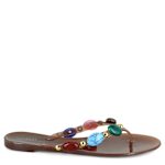 WOMENS ULEEMA FLIP FLOP SANDAL - BROWN