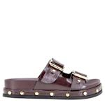 WOMENS BAMBA SANDAL - DARK RED