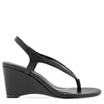 WOMENS SERENITY WEDGE SANDAL - BLACK