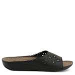 WOMENS 140596 SLIDES SANDAL - BLACK