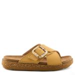 WOMENS ASPA SLIDE SANDAL - MUSTARD