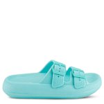 WOMENS BUBBLES SLIDE - TURQUOISE