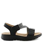 WOMENS ABIE COMFORT SANDAL - BLACK