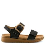 WOMENS BRAVIES COMFORT SANDAL - BLACK