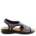 WOMENS NYAMAN-ART SANDAL - BLACK