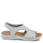 WOMENS NYAMAN-ART SANDAL - SILVER