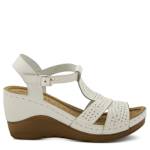 WOMENS NATALIA WEDGE SANDAL - WHITE
