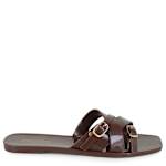 WOMENS JELLIE SLIDE SANDAL - CHOCOLATE