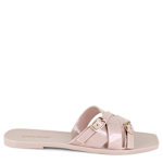 WOMENS JELLIE SLIDE SANDAL - ROSE GOLD
