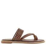 WOMENS MIA SLIDE SANDAL - CHOCOLATE