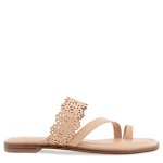 WOMENS REIGN SLIDE SANDAL - NUDE