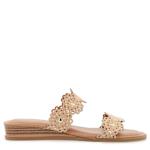 WOMENS AUTUMN SLIDE SANDALS - SAND