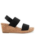 WOMENS JAKURA WEDGE SANDAL - BLACK