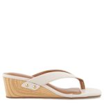 WOMENS NOLITA WEDGE FLIP FLOP - OFF WHITE