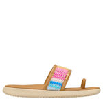 WOMENS MAUI BREEZE TOE LOOP SANDAL - BROWN