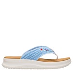 WOMENS TIDE FLIP DENIM STARS SANDAL - BLUE