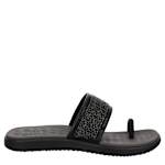 WOMENS MAUI BREEZE TOE LOOP SANDAL - BLACK