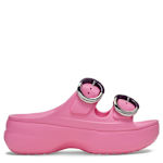 WOMENS SATURDAY PLATFORM DIPPED BUCKLE SANDAL - PINK
