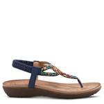 WOMENS CREMA THONG SANDAL - NAVY