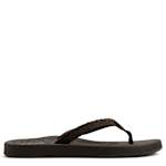 WOMENS GIANNA II FLIP FLOP SANDAL - DARK BROWN