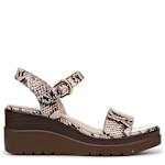 WOMENS GRACIELA WEDGE SANDAL - BEIGE